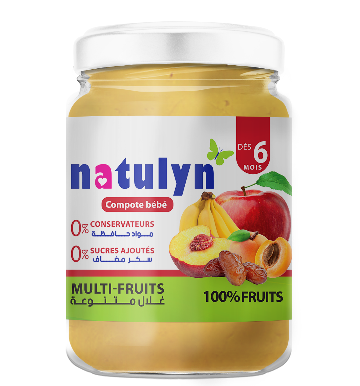 Compote bébé Multi-fruits