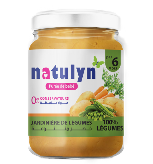 Purée de bébé jardinière légumes
