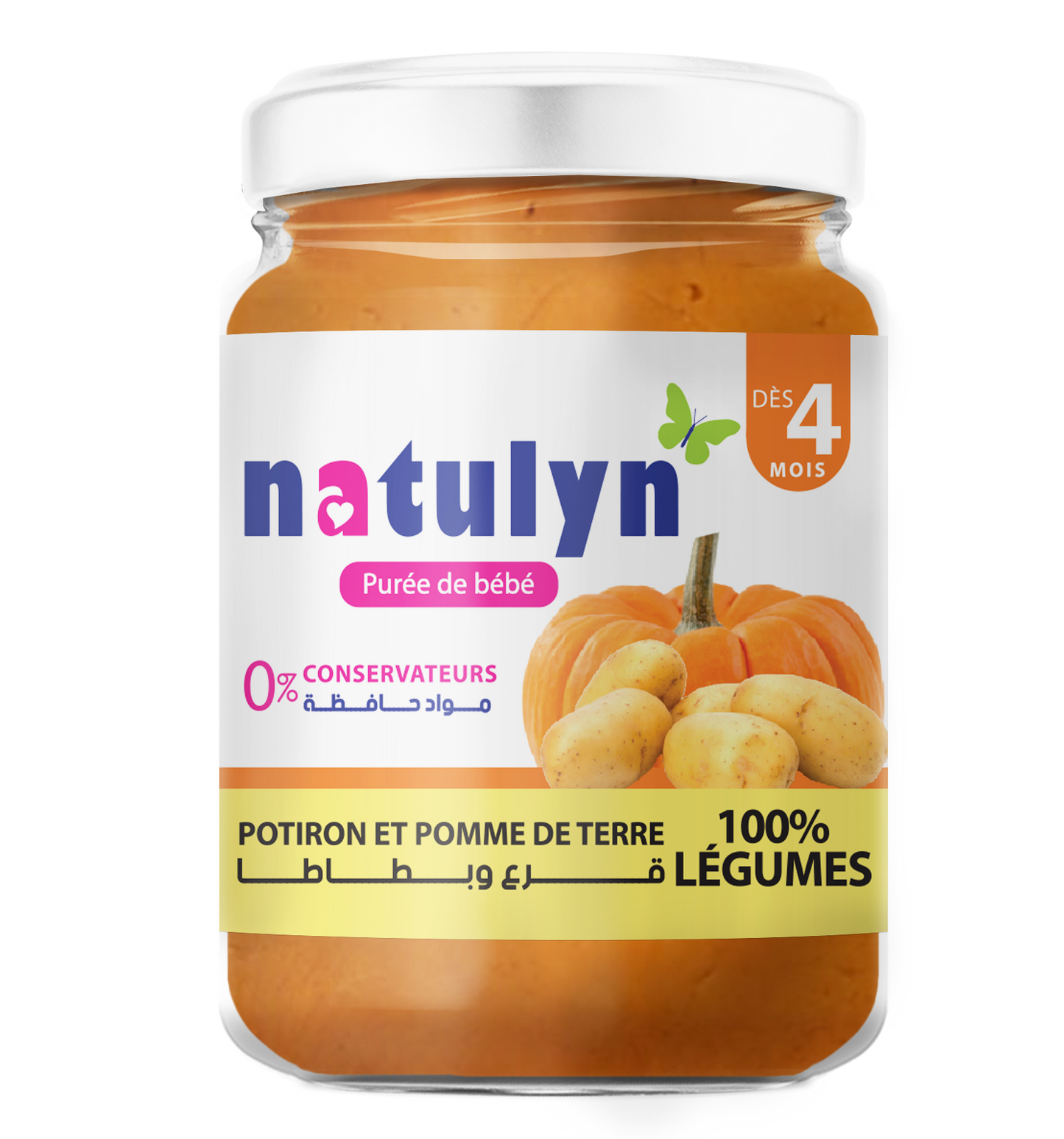 Purée de bébé potiron et pomme de terre