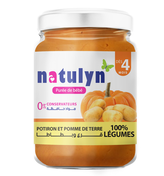 Purée de bébé potiron et pomme de terre