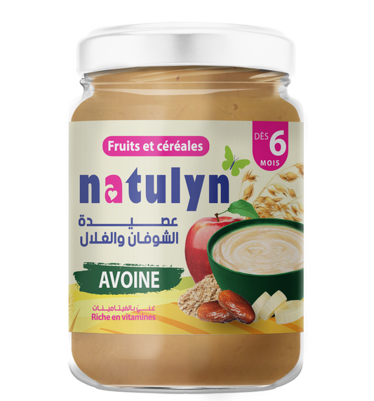 Céréales pour bébé et enfants: Avoine et fruits