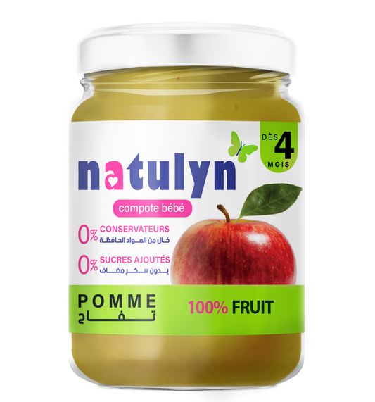 Compote bébé Pomme Pure